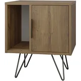 Livetastic Nachtschrank Glynn 50 x 60 x 42 cm Eiche dunkel