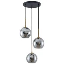 LINDBY Jurian 3-flg. 32 cm kugelförmig grau