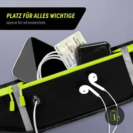 OneFlow Active Pro Laufgürtel One Size Schwarz