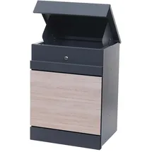 Mendler HWC-K41 verzinkt anthrazit-Holzoptik