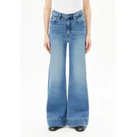 ARMEDANGELS MURLIAA HIGH WAIST WIDE JEANS | recycelter Baumwoll Mix Comfort Stretch - blau (27-32)