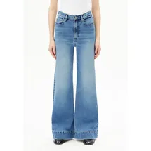 ARMEDANGELS MURLIAA HIGH WAIST WIDE JEANS | recycelter Baumwoll Mix Comfort Stretch - blau (27-32)
