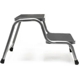 Wiltec Doppeltrittstufe Trittleiter 2 Stufen