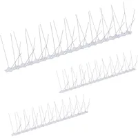 Relaxdays Vogelabwehr Spikes 3er Set 10,5 x 50 x