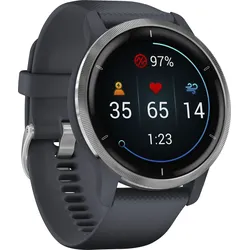 Smartwatch GARMIN "Venu 2S", grau, Smartwatches, 25 vorinstallierten Sport-Apps