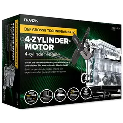 Franzis Verlag Der große Technikbausatz - 4-Zylinder-Motor, Motor, Ingenieurswes