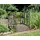 Garden Pleasure Gartenbrücke 136 x 91 cm Dunkelbraun/Metall