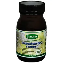 Sanatur BIO Traubenkern OPC & Vitamin C Kapseln 90 St.