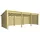 Plus Gartenhaus 14 m2 3 Module 3 x 4,67 m Unbehandelt
