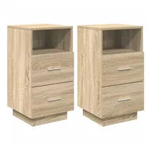 vidaXL Nachtschrank Luitgard 36 x 36 x 68 cm Braun
