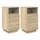 vidaXL Nachtschrank Luitgard 36 x 36 x 68 cm Braun