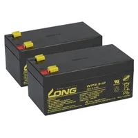 KungLong 2x 12V 3,3Ah kompatibel Steighilfe Scala S27 AGM VdS