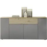 HBZ MEBLE BZ 5110 177 x 85 x 37 cm Grau/Braun