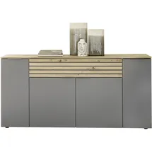 HBZ MEBLE BZ 5110 177 x 85 x 37 cm Grau/Braun