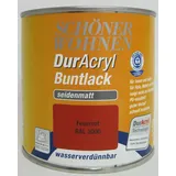 DurAcryl Buntlack seidenmatt Feuerrot 375 ml