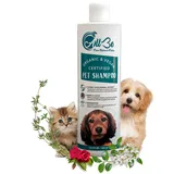 Hundeshampoo 400 ml - Bio -100% Vegan - Tierwaschmittel - Katzenshampoo - Sicher für Normale, juckende, empfindliche und trockene Haut - desodorierende und feuchtigkeitsspendende Pflegeformel...