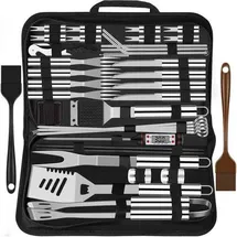 Grillbesteckset 38-tlg. Edelstahl orange