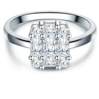 Trilani Ring Sterling Silber Zirkonia in 52 Damen