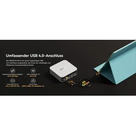 GEEKOM Mini-PC Intel NUC Ryzen 7 16 GB RAM 512 GB SSD AMD Radeon Vega 8 Windows 11 Pro