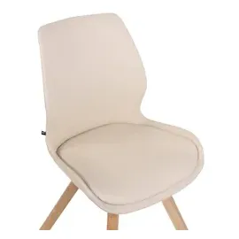 CLP 4er Set Stuhl Luna Kunststoff Stoff Samt I Kunstleder