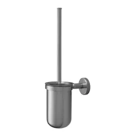 Haug Bürsten WC-Bürstengarnitur Edelstahl Weiß (66990)