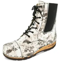 woody Damen Mara Clog Stiefelette, Rose Bianco, 37 EU - 37 EU