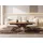 WFL GROUP Axen Braun Eiche 120-160 x 80 x 38-75 cm