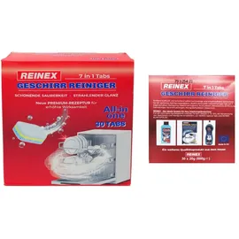 Reinex Geschirr Reiniger Tabs 7 In 1 30 St.