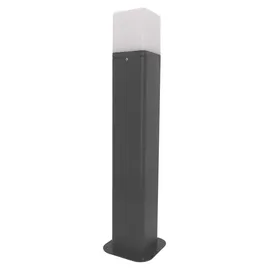 Unitec Gartensäule mit Leuchte Aluminium 50 x 12 x 12 cm 1 x E27 anthrazit