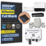 4000W Solaranlage komplettset mit Speicher, Stromwächter Ziegeldach Montagepaket