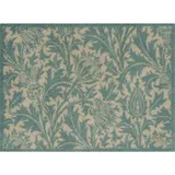 Wash+Dry FUßMATTE Thistle, Grün, Textil, Blume, rechteckig, 60x85 cm Oeko-Tex® Standard 100, Teppiche , Böden, Fuß , Stufenmatten, Fußmatten