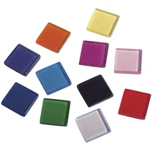 Rayher Acryl Mosaik transparent 1x1cm 205 Stück