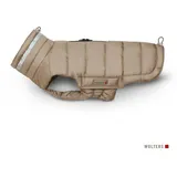 Wolters Hundemantel Steppjacke Cosy für Dackel taupe Größe: 44 cm Rückenlänge: 44 cm / Brustumfang: 38 - 51 cm
