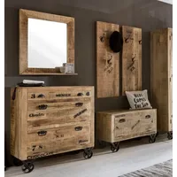 SIT Möbel SIT Garderoben-Set »Rustic«, (5 St.), beige