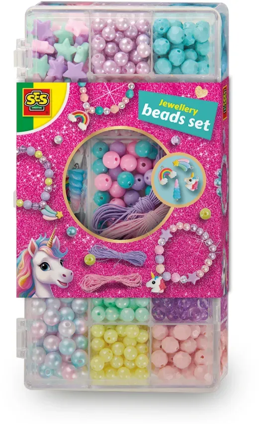 SES Creative - Unicorn - Schmuckperlen-Set