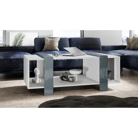 Vladon Couchtisch, Grau, Holzwerkstoff, 110.5x42x56.5 cm, Wohnzimmer, Wohnzimmertische, Couchtische