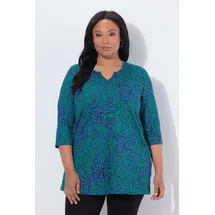 Ulla Popken Longshirt Blau 58/60
