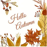Paper + Design Hello Autumn Seidenpapier Weiß 20 Stück(e)