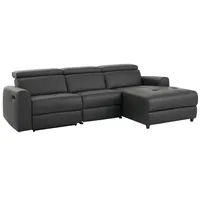Home Affaire Ecksofa »Sentrano, L-Form,« 275 cm, man. o. elektr. Relaxfunktion und USB/Kopfverstellung grau