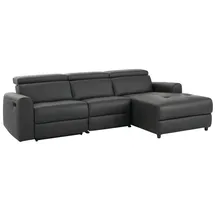Home Affaire Ecksofa »Sentrano, L-Form,« 275 cm, man. o. elektr. Relaxfunktion und USB/Kopfverstellung grau