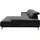 Musterring Ecksofa Leder 3-Sitzer Schwarz