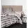 JANINE Interlock-Jersey59028 3 Gestreift Braun 155 x 200 cm + 80 x 80 cm