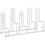 vidaXL Fahrradständer für 5 Fahrräder Freistehend Verzinkter Stahl