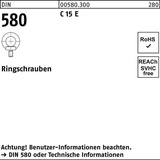 Hörger & Geßler Ringschraube DIN 580 M12 C 15 E 10 Stück