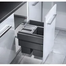 HAILO Einbaumülleimer 50 l Grau