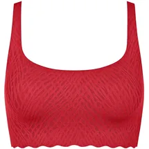 SLOGGI Zero Feel Bliss Festive Top - Damen, Gr. L - rot/jacquard