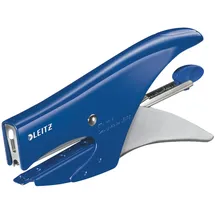 Leitz Heftzange, Hinterlademechanik, Metall 15 fogli blau