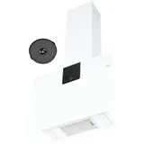 K&H Kopffreie Dunstabzugshaube 60cm Wandhaube [UMLUFT & ABLUFT] - Abzughaube mit Metall Fettfilter - Dunstabzug - LED - Bürstenloser Motor - VH-60W - 300 m3/h - Energkieklasse A+ (Weiß)
