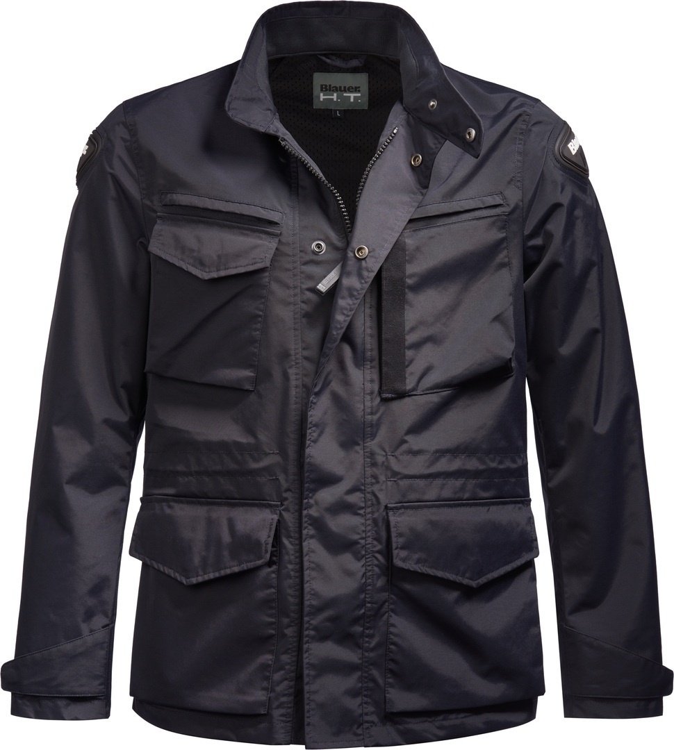 Blauer Ethan Motorrad Textiljacke, blau, Größe 2XL für Männer