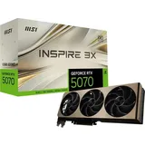 MSI GeForce RTX 5070 12G Inspire 3X OC G5070-12I3C, 12GB GDDR7, HDMI, 3x DP (V532-006R)
